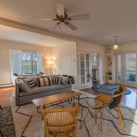 Spacious dining area