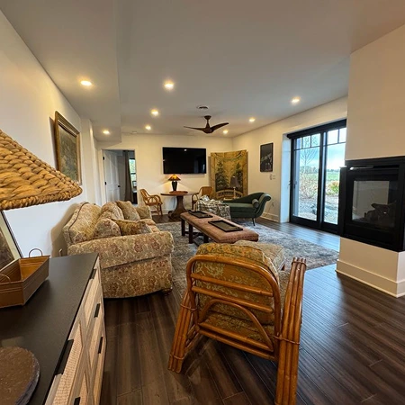 Spacious lounge interior